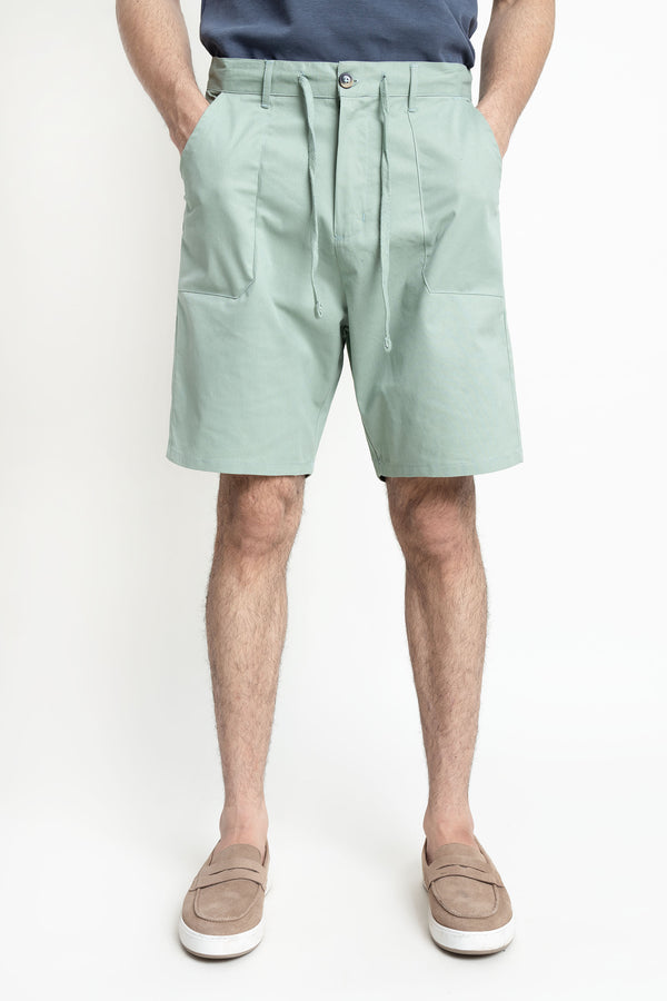 The Olive Pull Up Shorts