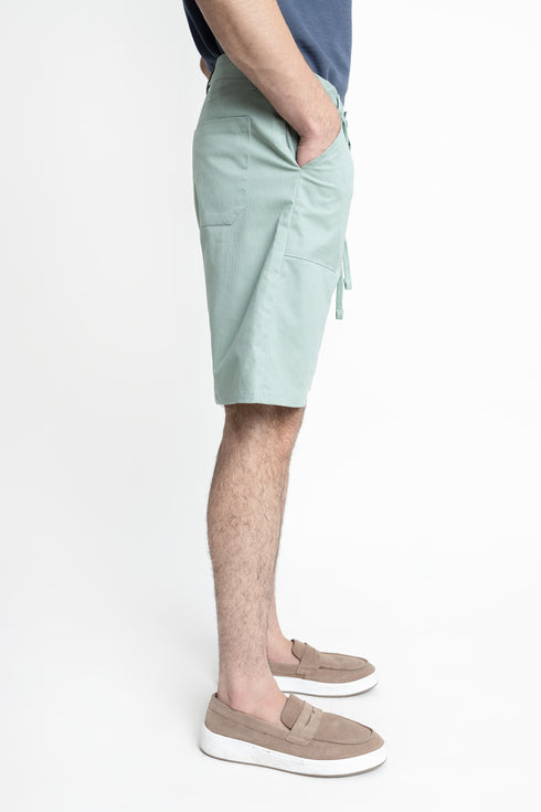 The Olive Pull Up Shorts