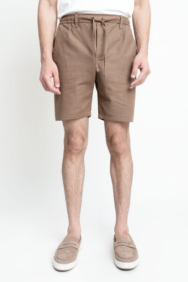 The Brown Regular Fit Shorts