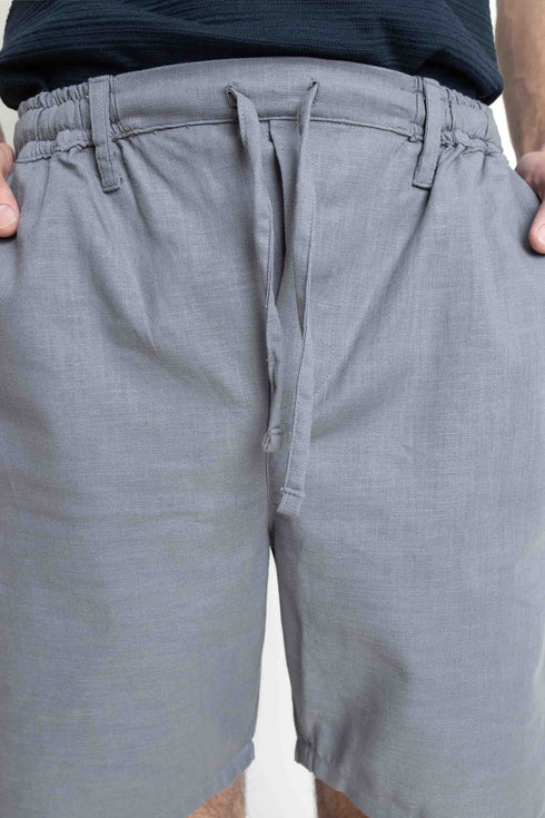 The Grey Regular Fit Shorts