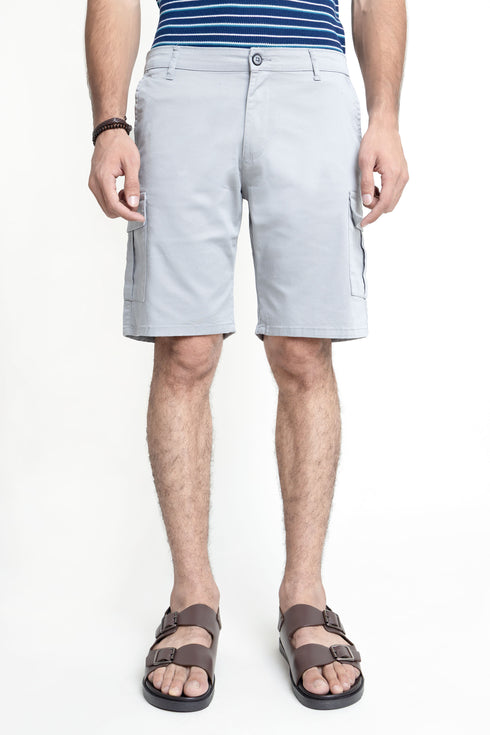 The Grey Cargo Shorts