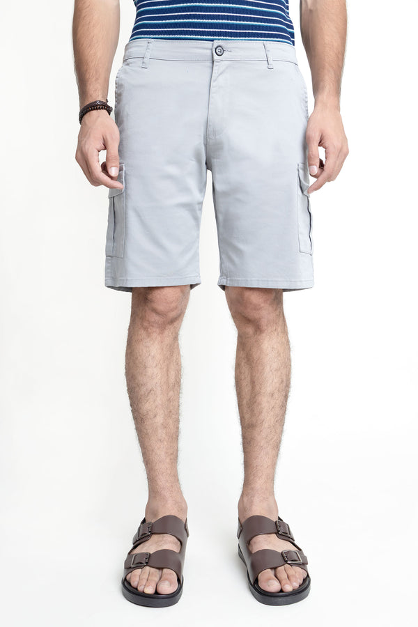 The Grey Cargo Shorts