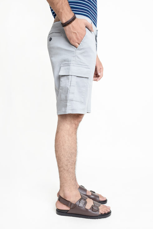 The Grey Cargo Shorts
