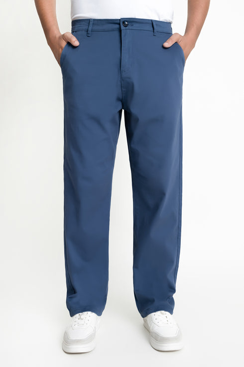 The Blue Loose Fit Chinos