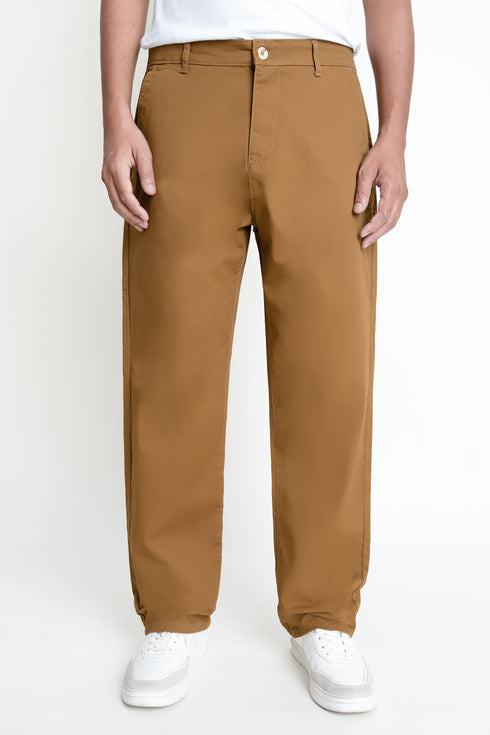 The Brown Loose Fit Chinos