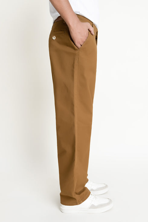 The Brown Loose Fit Chinos