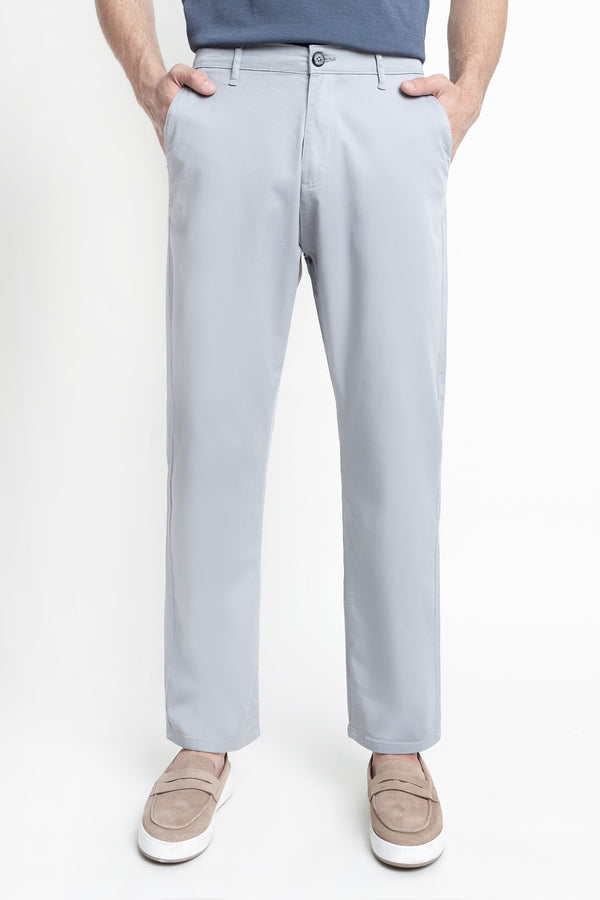 The Grey Tapered Fit Chinos
