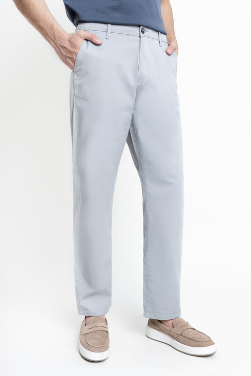 The Grey Tapered Fit Chinos