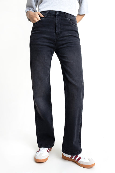 The Black Straight Fit Jeans