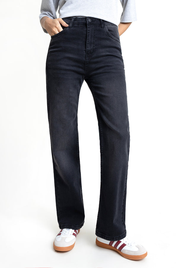 The Black Straight Fit Jeans