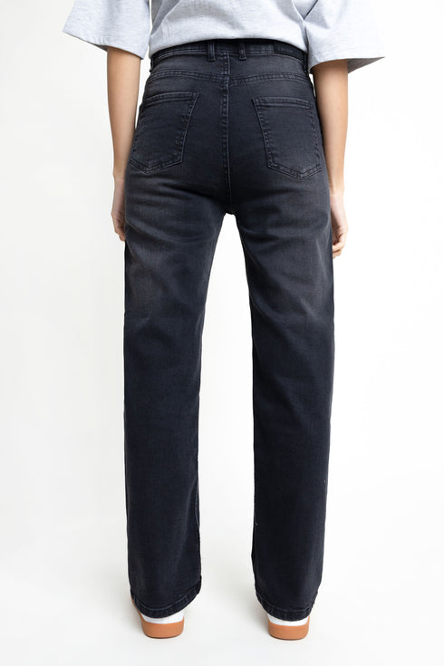 The Black Straight Fit Jeans