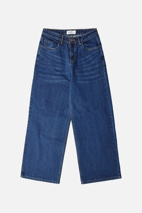 The Wide Leg Dark Wash Jeans