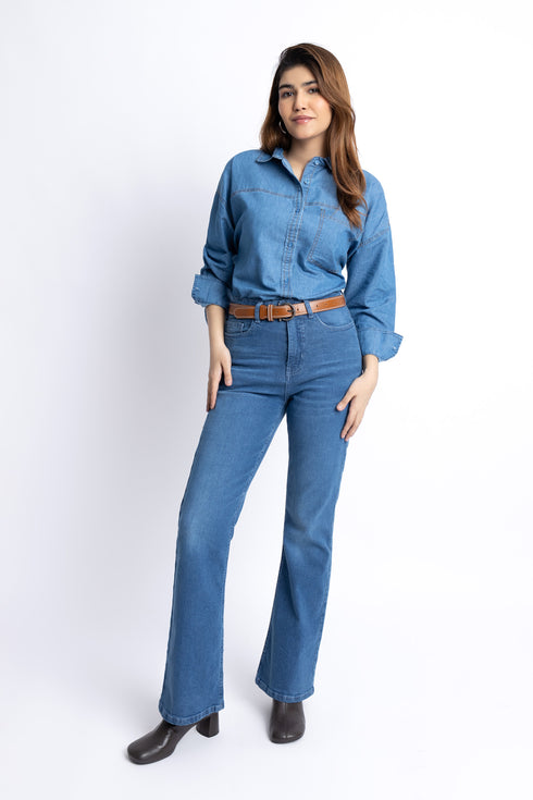 The Oversized Denim Shirt