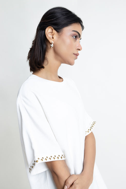 The Embellished Oversized Kimono Top