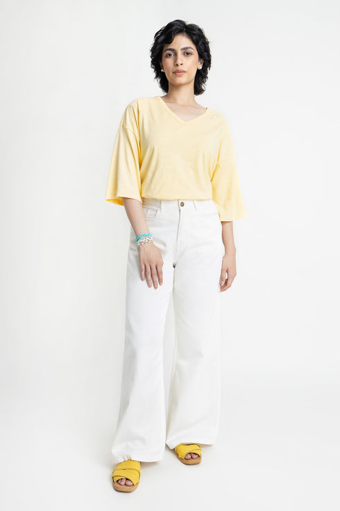 The Oversized Yellow Floral T-shirt