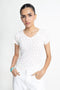 The Floral Fitted Ribbed T-Shirt