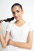 The Floral Fitted Ribbed T-Shirt