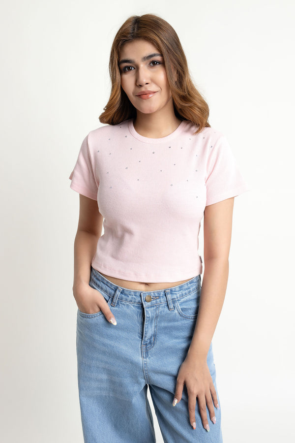 The Embellished Baby Tee