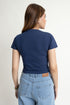 The Navy Slow Life Baby Tee