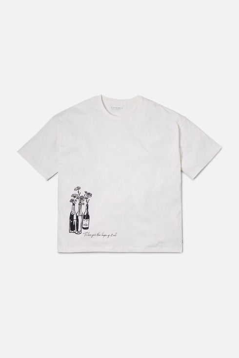 The White Oversized Graphic T-shirt
