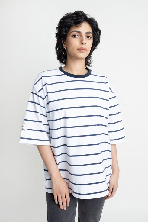 The Striped Extreme Oversized T-Shirt