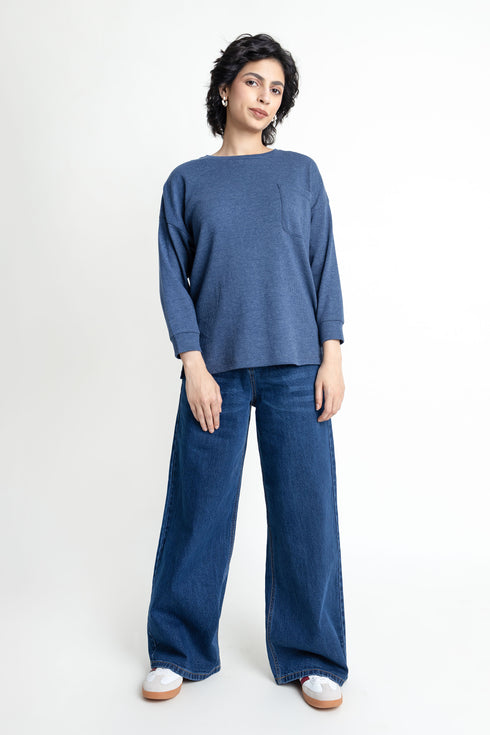 The Navy Oversized T-Shirt