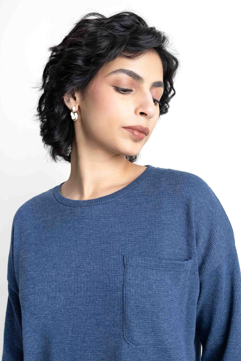 The Navy Oversized T-Shirt