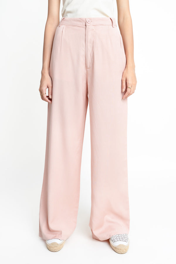 The Wide Leg Linen Trousers