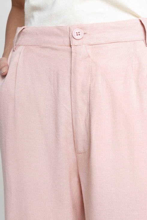 The Wide Leg Linen Trousers