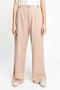 The Mocha Mousse Wide Leg Linen Trousers