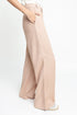 The Mocha Mousse Wide Leg Linen Trousers