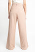The Mocha Mousse Wide Leg Linen Trousers