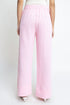 The Candy Pink Wide Leg Seersucker Trousers