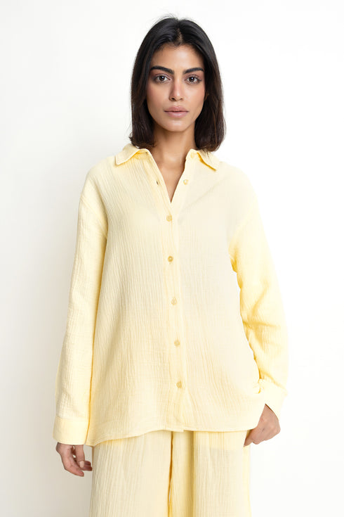 The Butter Yellow Regular Fit Shirt