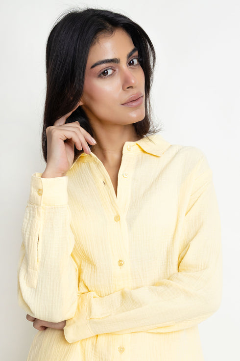The Butter Yellow Regular Fit Shirt