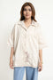 The Loose Fit Embroidered Cuban Collar Shirt