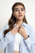 The Ice Blue Oversized Linen Shirt