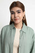 The Olive Oversized Linen Shirt