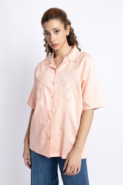 The Peach Regular Fit Shirt