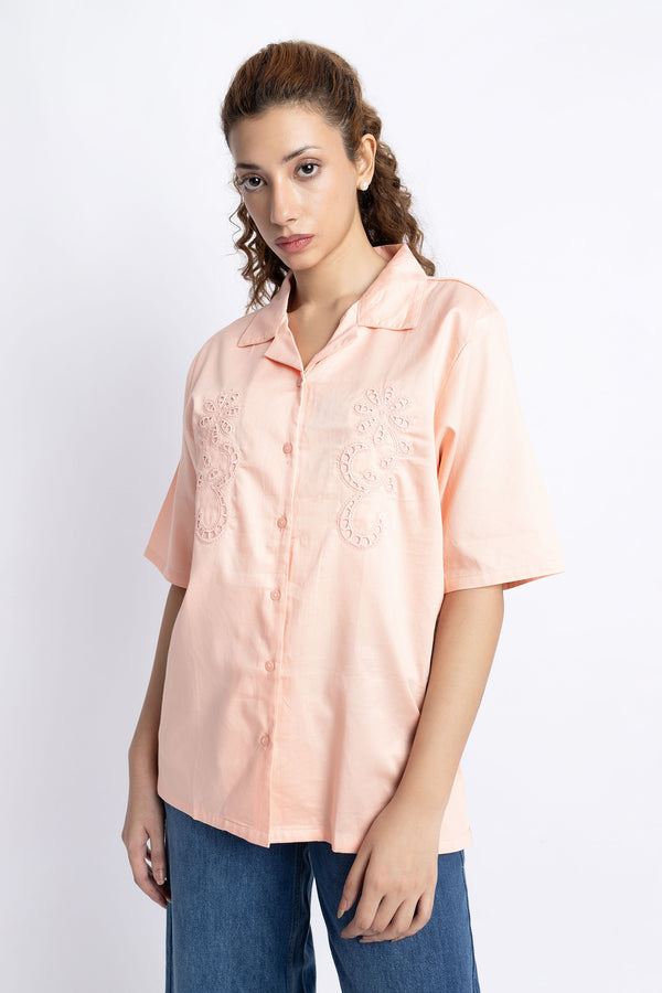 The Peach Regular Fit Shirt