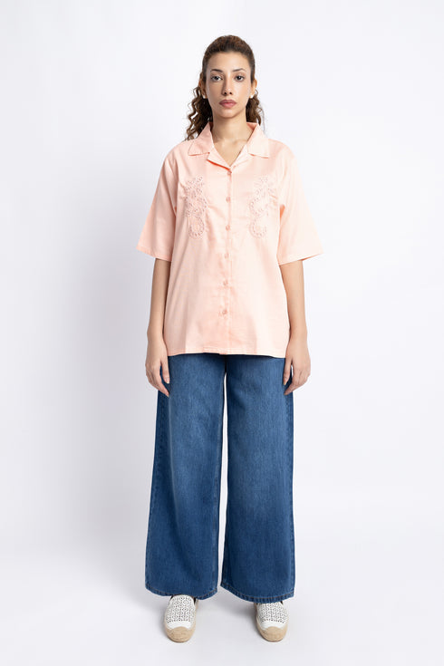 The Peach Regular Fit Shirt