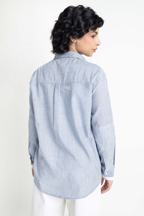 The Striped Regular Fit Seersucker Shirt