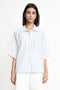 The Blue & White Oversized Striped Shirt