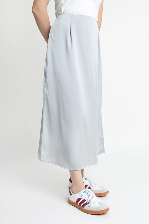 The Grey Slip Skirt