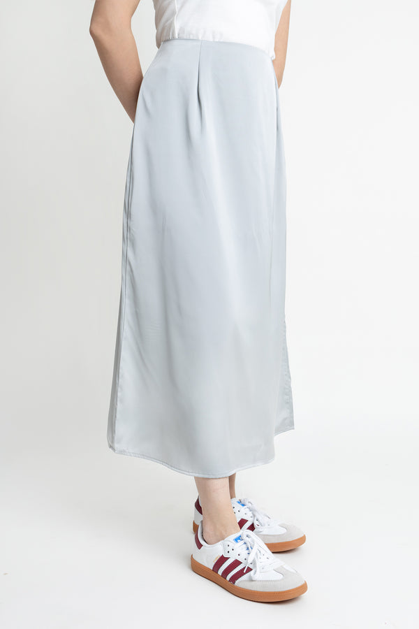 The Grey Slip Skirt