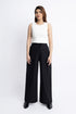 The Black Wide Leg Cargo Pants