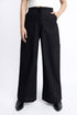 The Black Wide Leg Cargo Pants