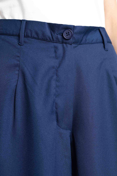 The Navy Mid-Rise Culottes