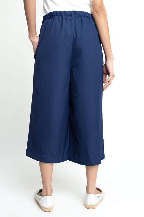 The Navy Mid-Rise Culottes