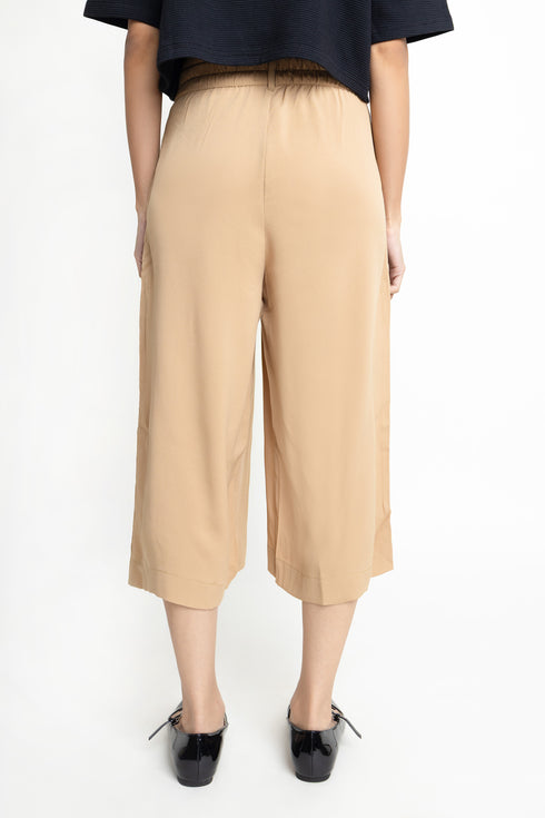 The Tan Mid-Rise Culottes